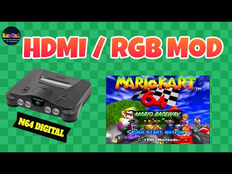 N64 Digital, the latest Nintendo 64 HDMI and RGB mod. Lets see what it can do!
