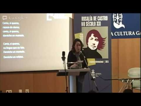 Vídeo: Lupe Gómez. Recital Cantares para Rosalía