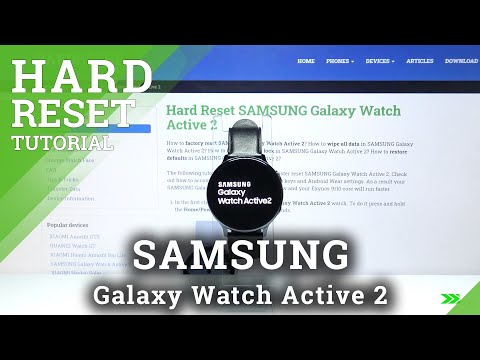 Hard Reset SAMSUNG Galaxy Watch Active 2 – Restore Defaults / Wipe Data