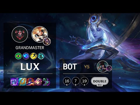 Lux Bot vs Caitlyn - BR Grandmaster Patch 11.24