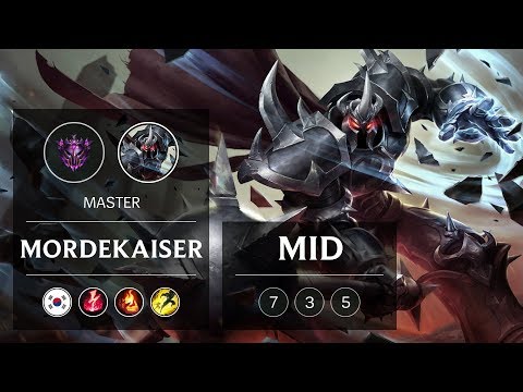 Mordekaiser Mid vs Cassiopeia - KR Master Patch 9.2
