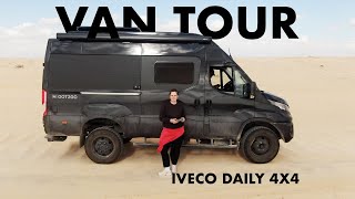 BEST 4x4 Campervan Conversion / VAN TOUR customized IVECO DAILY 4x4