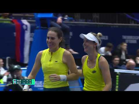 Highlights: Kimberly Birrell & Storm Hunter (AUS) v Veronika Erjavec & Ela Nala Milic (SLO)