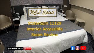 NCL Spirit Accessible Interior Stateroom 11129 Review