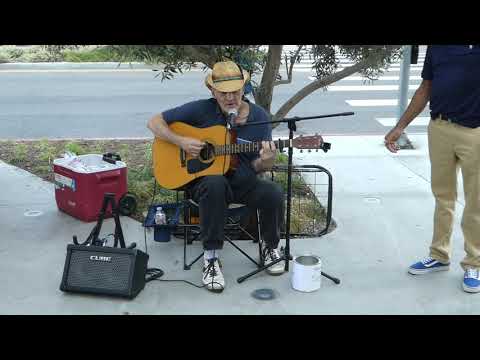 Street Artist playing Imagine - MOCA Los Angeles - 09/30/17