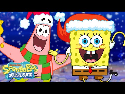 SpongeBob's "Very First Christmas" Ever! 🎄 | Full Scene | @SpongeBobOfficial