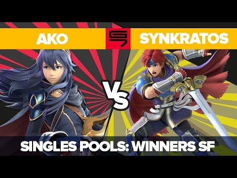 Ako vs SynKratos - Ultimate Singles: Pools R1 Winners Semifinals - Genesis 7 | Lucina vs Roy