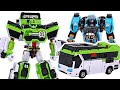 Tobot V Big Boss, the most versatile robot in the universe! Transform into a bus! | DuDuPopTOY