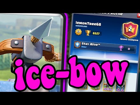 lemontree68 Ice Xbow  6500  gameplays 👈 Best xbow deck in clash Royale