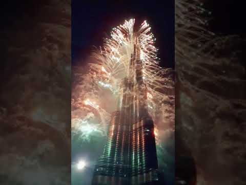 burj khalifa new year in Dubai