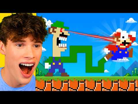Reacting to Luigi Turns EVIL!! (FULL MOVIE)