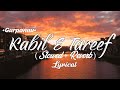 Kabil E Tareef Slowed Reverb Lyrics Gurpannu Lofi Songs BRS