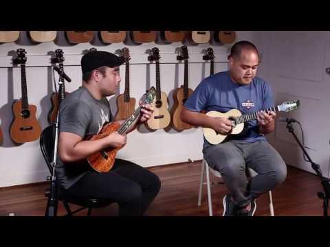 Corey Fujimoto & Kalei Gamiao - Hawaiian Medley on Moore Bettah Ukuleles