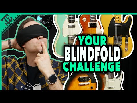 Guess the Guitar BLINDFOLD CHALLENGE | Gear Corner