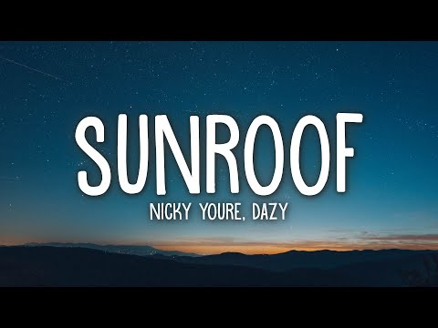 Nicky Youre, dazy - Sunroof (Lyrics)