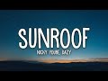 Nicky Youre, dazy - Sunroof (Lyrics)