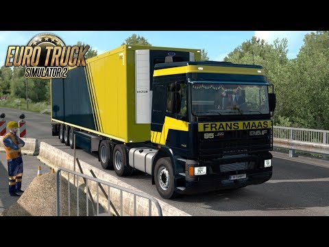 ETS2 1.34 DAF 95 ATI Classic Model on The Road