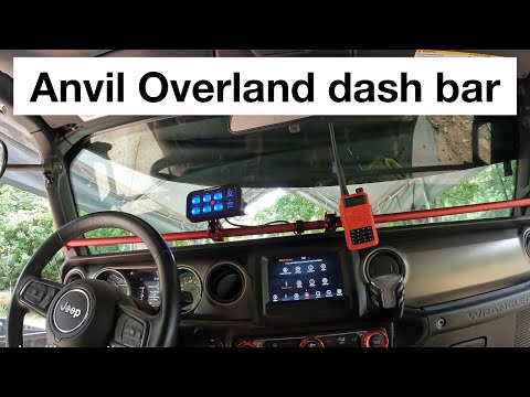 Dash bar install.  Anvil Overland