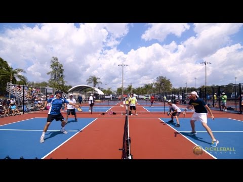Top 10 Points from Men’s Doubles Pro Semifinal Match - Minto US Open Pickleball Championships 2016