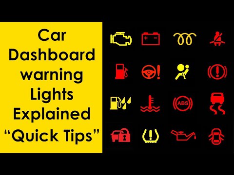 Car Dashboard Warning Lights Explained | Warning Lights On Your Car’s Dashboard, What Do They Mean