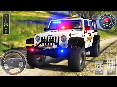 American Police Jeep Driving - Offroad 4x4 Real Car - Best Android GamePlay