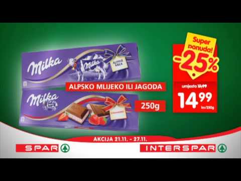 Spar & Interspar akcija 3 artikla od 22.11.2012.