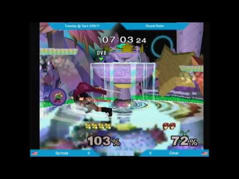 Tuesdays @ Taz's 3/28/17 - Sp1nda (Fox) vs Gmar (Marth)
