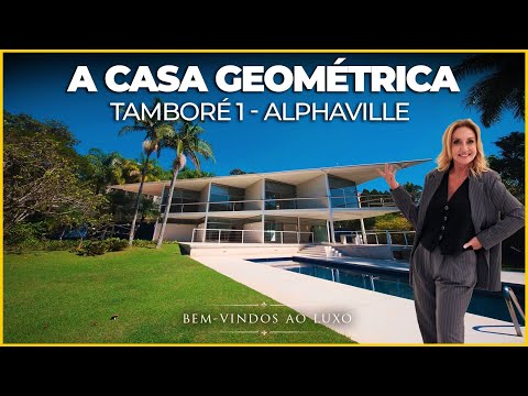 Residência Assinada por George Mills no Tamboré 1 com Arquitetura Autoral e 1.525 m² de Terreno