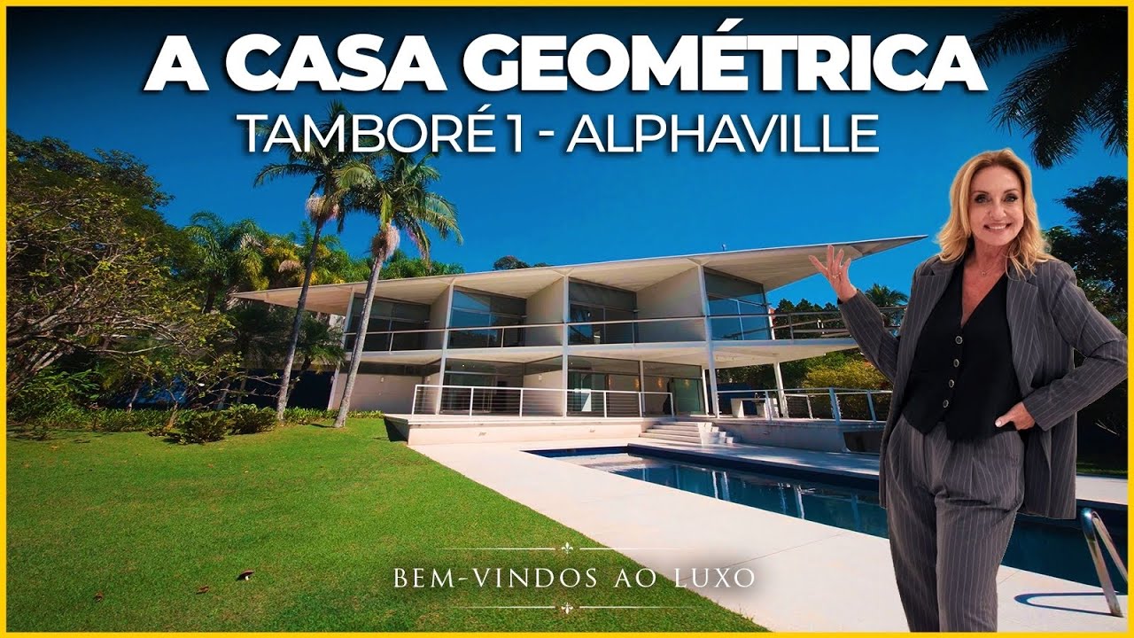Residência Assinada por George Mills no Tamboré 1 com Arquitetura Autoral e 1.525 m² de Terreno