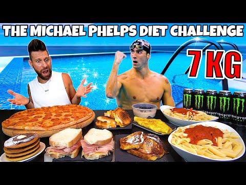 THE MICHAEL PHELPS DIET CHALLENGE in 1 meal (12000 Calorie | 7 KG) - MAN VS FOOD