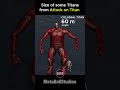 Size Of The Titans From Attack On Titan
