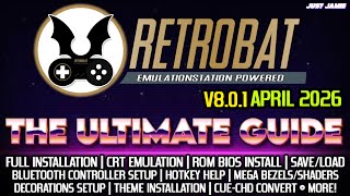 Ultimate Retrobat V8.0.1 All-In-One Setup Guide (April 2026) #retrobat #emulator #frontend