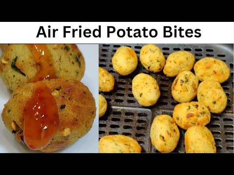 how to make potato bites in air fryer @EktasKitchen