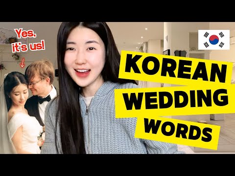 Learn Korean Love & Marriage Words (From My Wedding!)