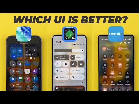 iOS 26 vs Android 16 vs One UI 8 – Ultimate UI Comparison! (Design, Features & Animations)