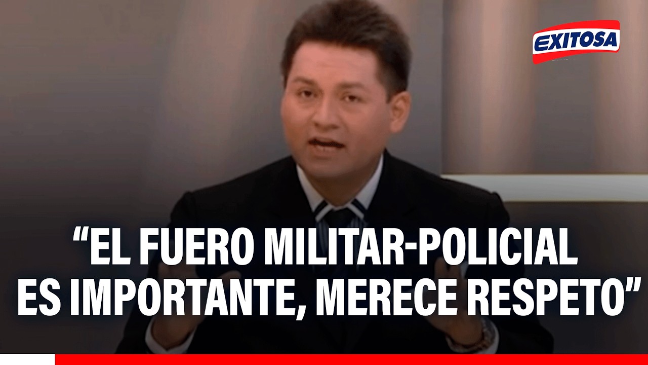 🔴🔵Alejandro Rospigliosi sobre ley de fueros: “Deben ir solo cuando cometen delitos en función”