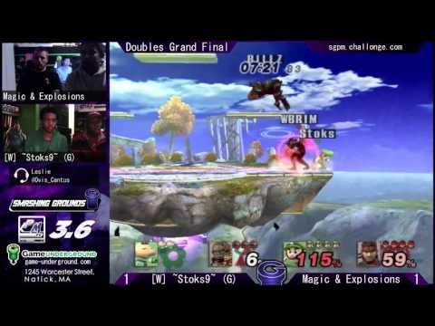 Rock em Stok em Smashbros GF - Project M 3.6 Doubles - Stoks9 (G) vs Magic & Explosions (R)