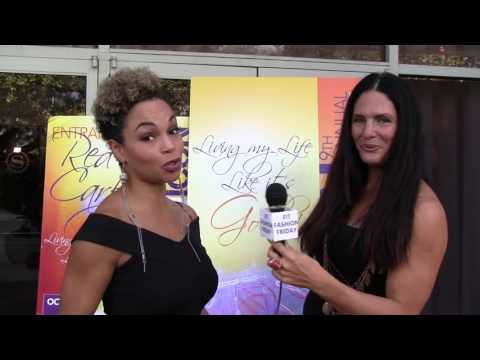 At The Action Icon Awards with Natascha Hopkins.