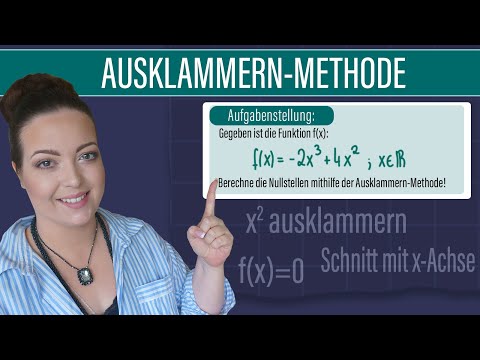 Nullstellen durch Ausklammernmethode | höhere Potenz