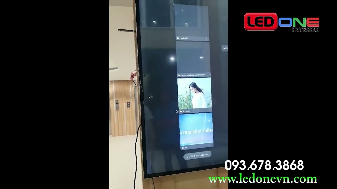 Trường quốc tế Á Châu - Asian School | Ledone thi công dự án màn hình hiển thị Lcd 55inch treo tường