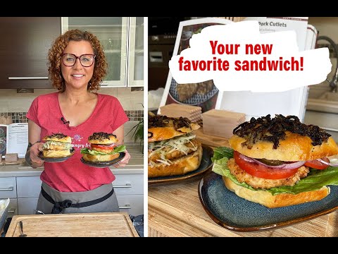 New take on an old favorite | Polish pork chop in a sandwich | Cooking Polish food recipes