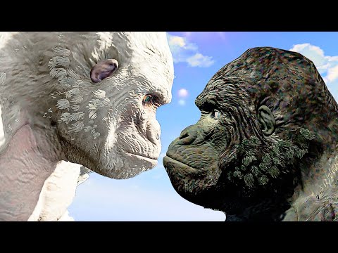 KING KONG vs WHITE KING KONG (GEORGE) - What If Battle Superheroes