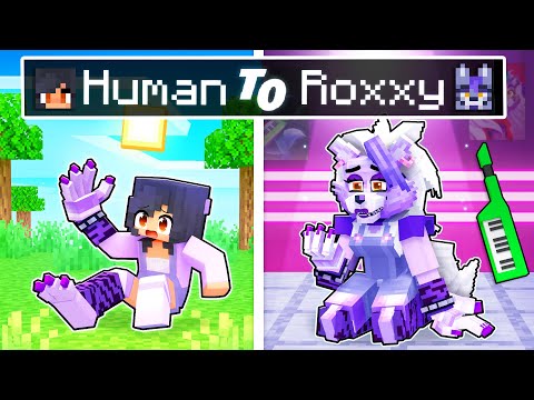 Aphmau - From HUMAN To ROXXY Story In Minecraft!