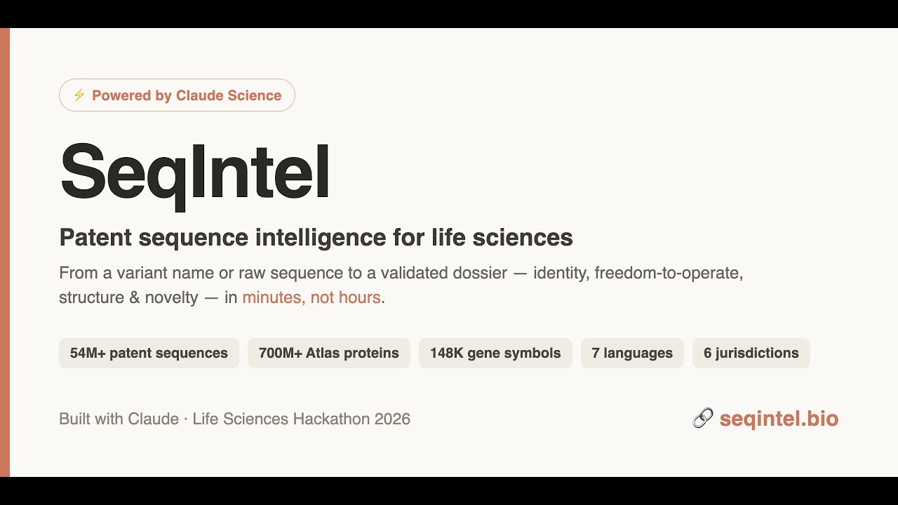 Sequence Intel project preview