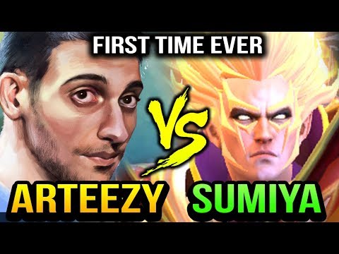 ARTEEZY vs SUMIYA - THE FIRST TIME THEY MET Dota 2