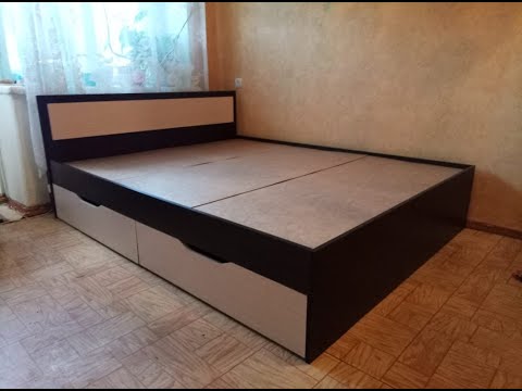 кровать Гармония с ящиками. mebeelek.ru