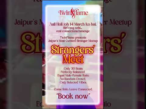 Asli Holi toh 14 March ko hai.Sirf rang nahi… real connections banenge