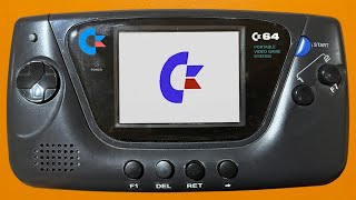 Handheld Commodore 64 (DTV) with SD card reader