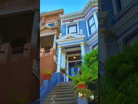 Beautiful Victorian House San Francisco 4K