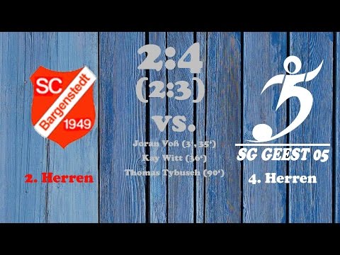 Highlights Bargenstedter SC II vs. SG Geest 05 IV - 23.10.2016